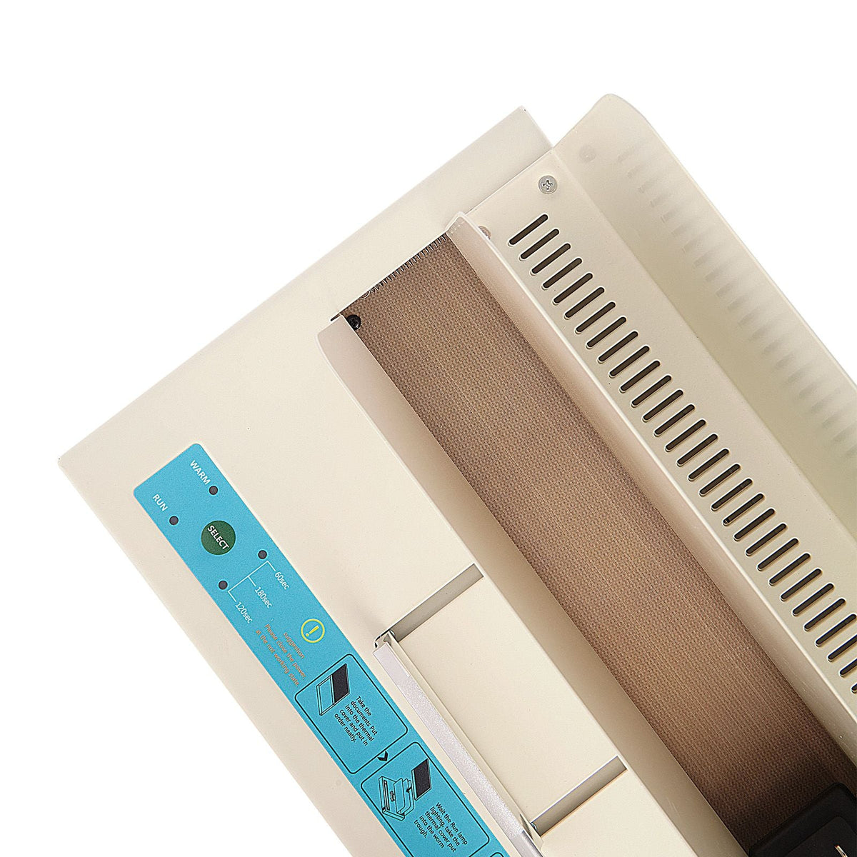 Thermal Binding Machine, 500 Sheets Capacity Book Binding Machine, Thermal Book Binder 50mm Binding Thickness A3(Short Edge)/A4/A5 Document, with Infrared Optical Detection