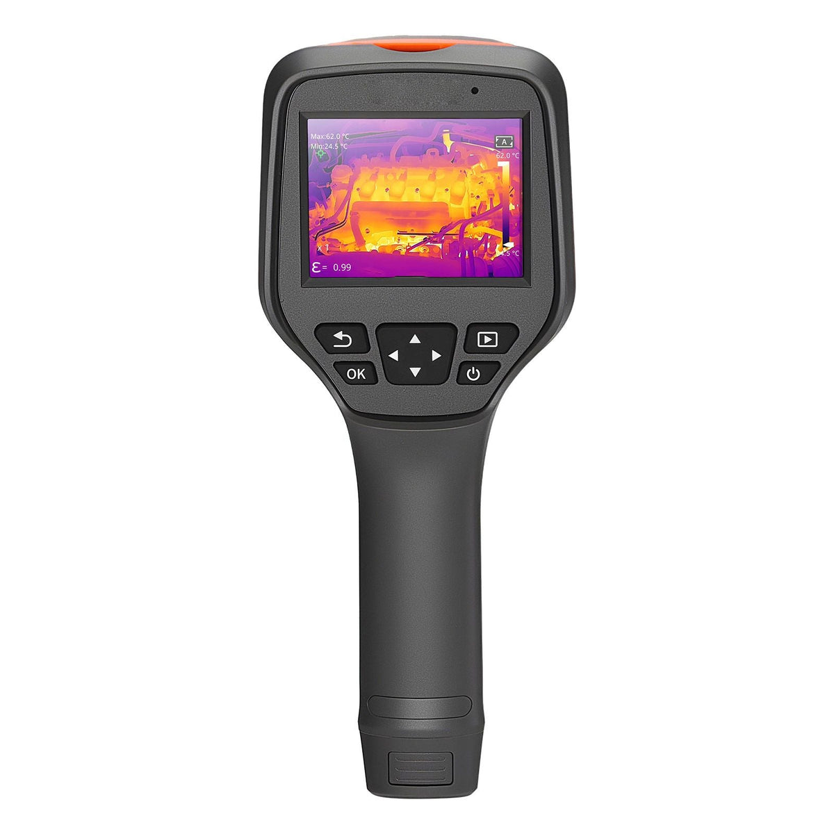 Thermal Camera, 256 x 192 IR Resolution, Handheld Thermal Imaging Camera with 2MP Visual Camera, 25HZ Refresh Rate Infrared Imager with 3.5-Inch Touch Screen, -4 to1022 Fahrenheit