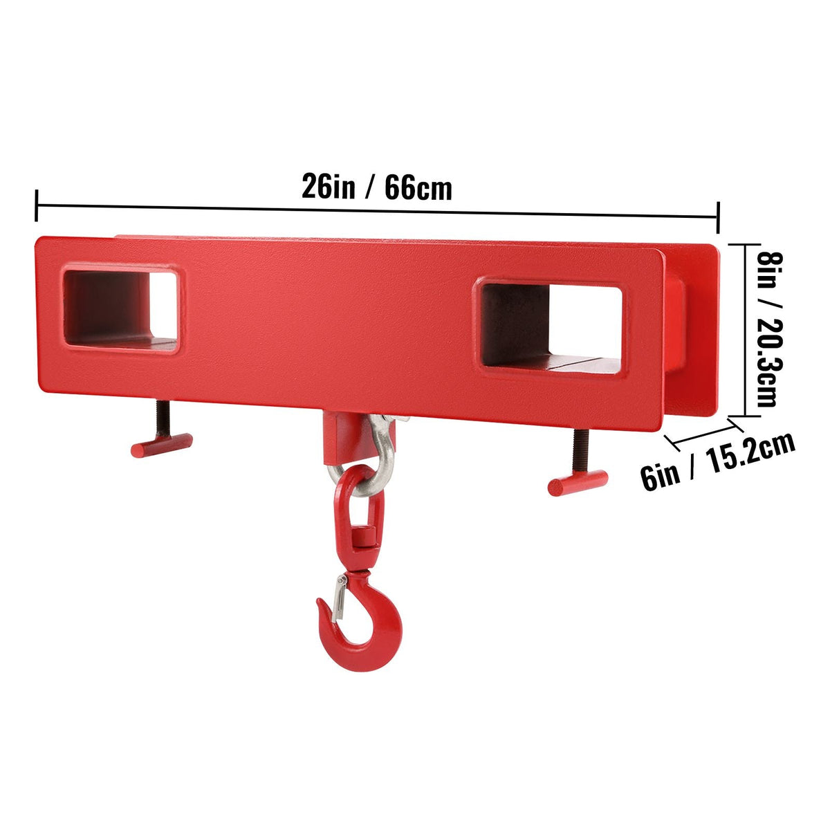 Titan Forklift Lifting Hoist Swivel Hook Mobile Crane 4400 lb. capacity lift
