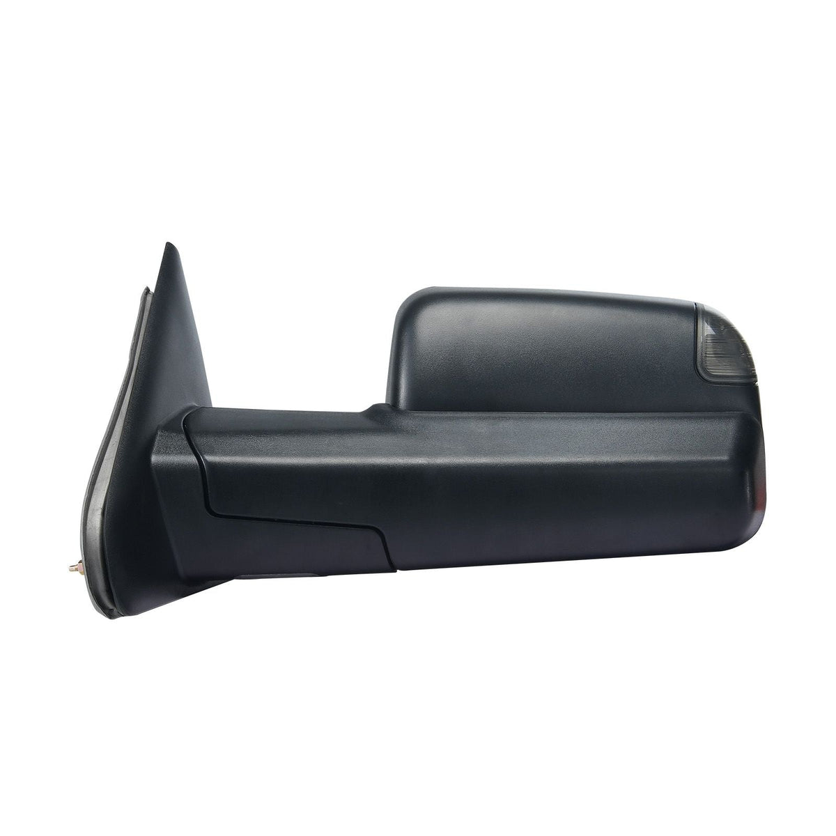 Towing Mirrors Fit for Dodge Ram 1500 2002-2008, 2500 3500 2003-2009 Power Heated with Signal Light & Puddle Light, Manual Controlling Flipping Folding, Black