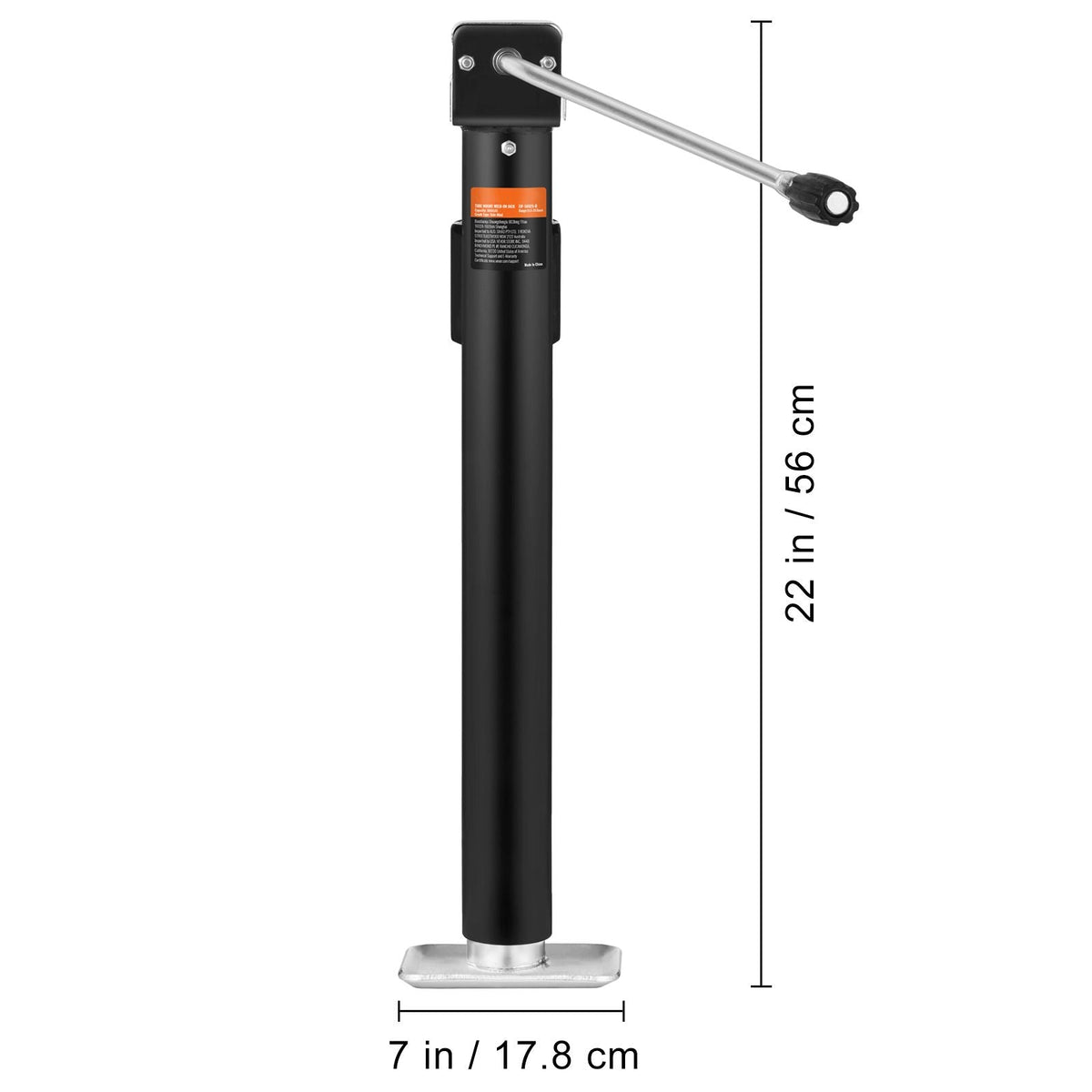 Trailer Jack, Trailer Tongue Jack Welding-on 5000 lb Weight Capacity, Trailer Jack Stand with Handle for lifting RV Trailer, Horse Trailer, Utility Trailer, Yacht Trailer