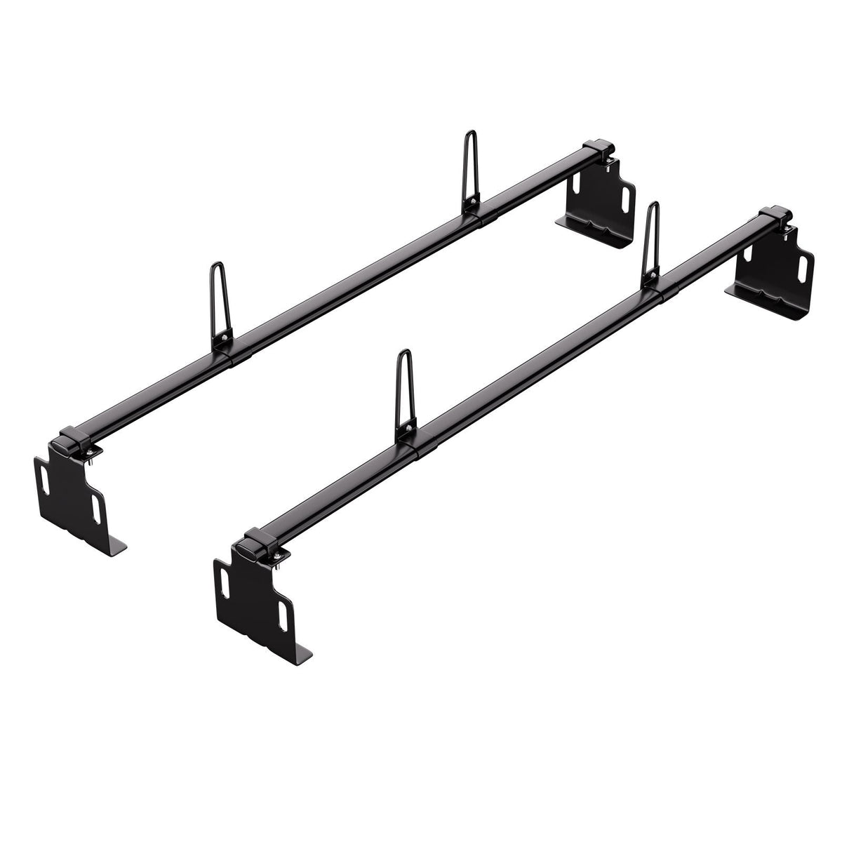 Trailer Ladder Rack, 60" 2 Crossbars Ladder Roof Rack, Heavy-duty Steel Van Roof Ladder Rack, 500 lbs Capacity Van Ladder Rack, Fit for Universal Truck Roofs