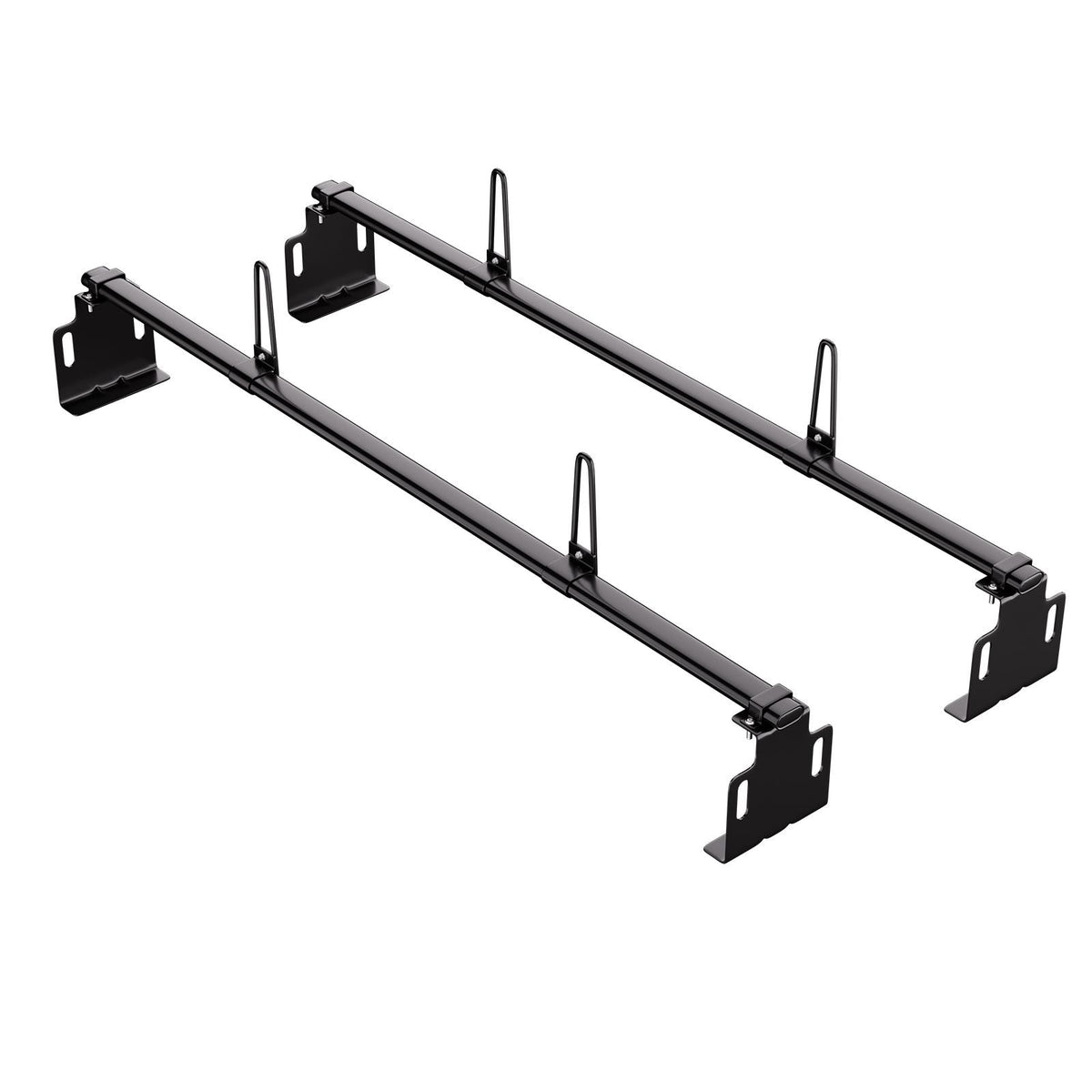 Trailer Ladder Rack, 60" 2 Crossbars Ladder Roof Rack, Heavy-duty Steel Van Roof Ladder Rack, 500 lbs Capacity Van Ladder Rack, Fit for Universal Truck Roofs