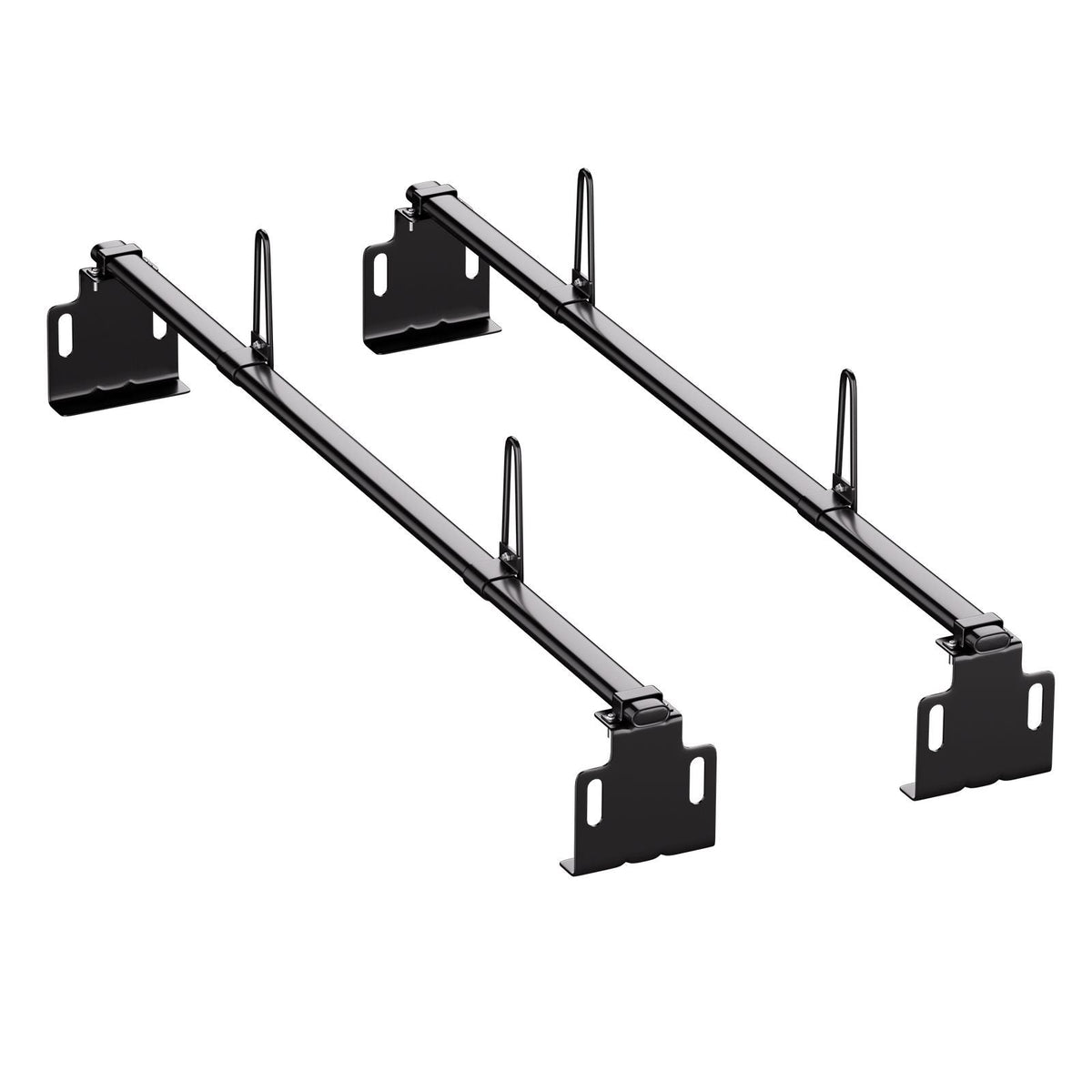 Trailer Ladder Rack, 60" 2 Crossbars Ladder Roof Rack, Heavy-duty Steel Van Roof Ladder Rack, 500 lbs Capacity Van Ladder Rack, Fit for Universal Truck Roofs