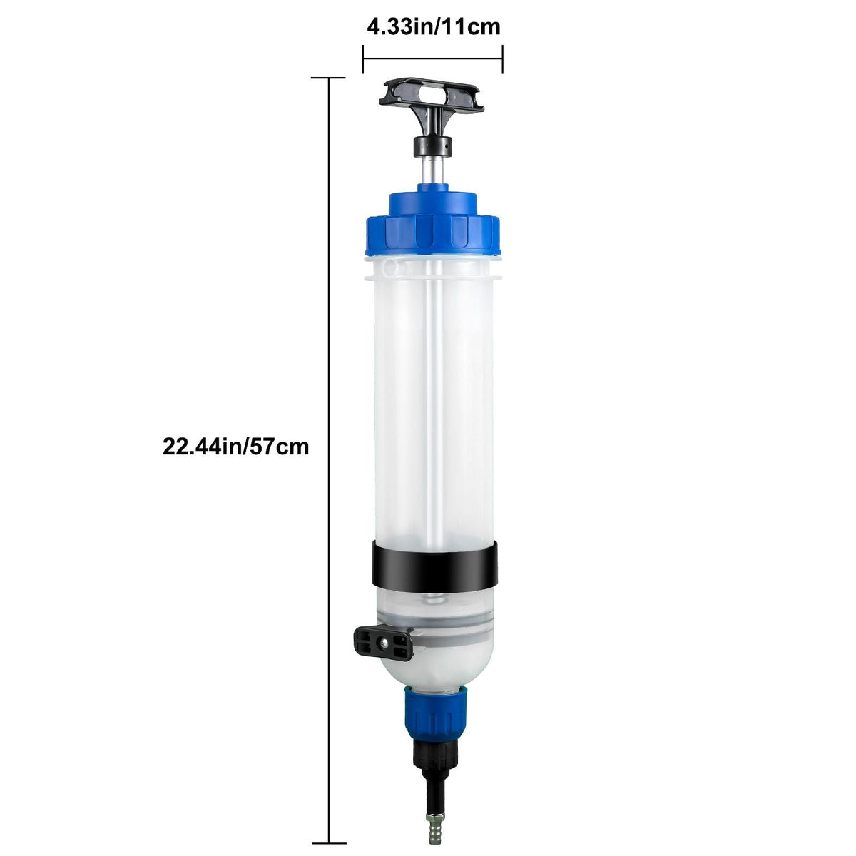Transmission Fluid Pump Manual ATF Refill System Dispenser, Oil and Liquid Extractors 1.5 Liter Large Capacity, Automatic Transmission Fluid Pump Tool Set with ATF Filler Adapters
