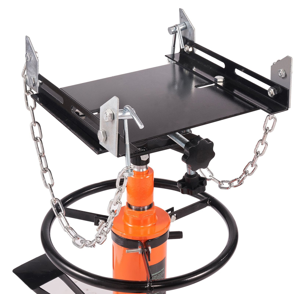 Transmission Jack, 1322 LBS Hydraulic Telescoping Transmission Jack, 32"-67" High Lift Floor Jack Stand with Foot Pedal, 360° Swivel Wheel, Hydraulic Transmission Jack Garage/Shop Lift Hoist