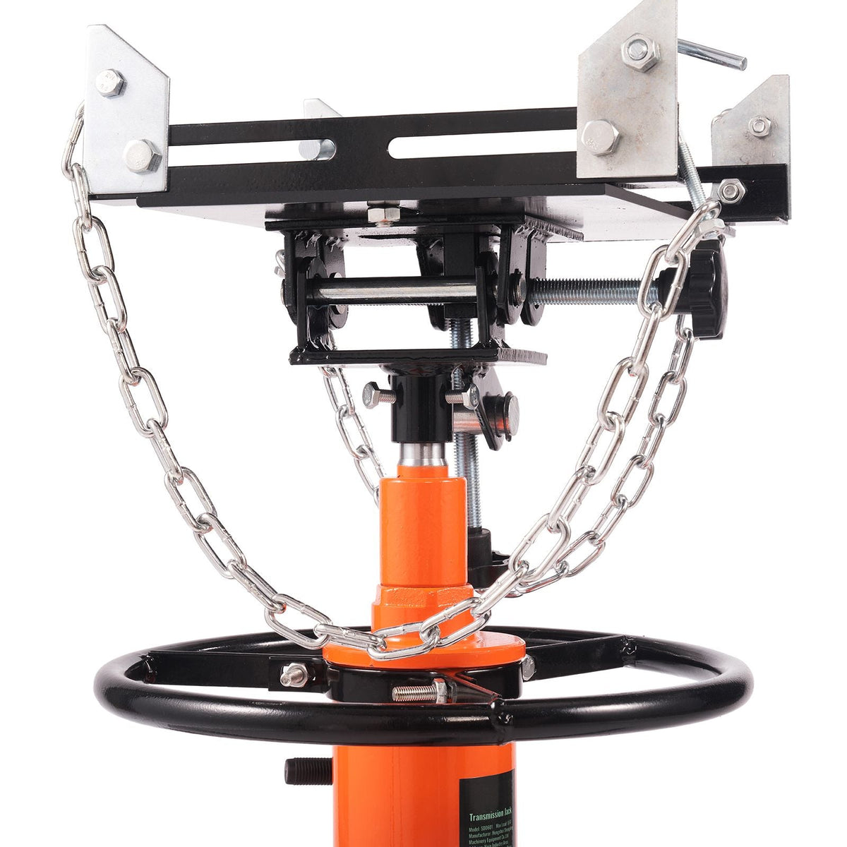 Transmission Jack, 1322 LBS Hydraulic Telescoping Transmission Jack, 32"-67" High Lift Floor Jack Stand with Foot Pedal, 360° Swivel Wheel, Hydraulic Transmission Jack Garage/Shop Lift Hoist