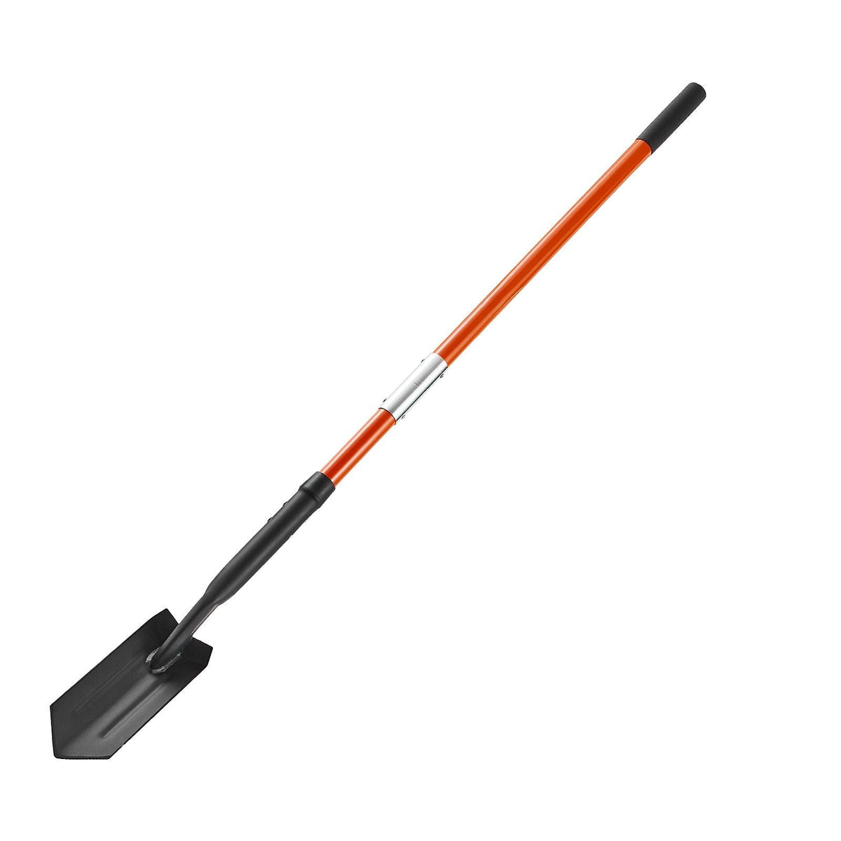 Trench Shovel, 4 in Blade Heavy-Duty Trenching Shovel, Narrow Spade Trench Digger with Fiberglass Handle and Non-Slip Grip, for Gardening, Digging Holes, Trenching, and Planting, 56 in Long