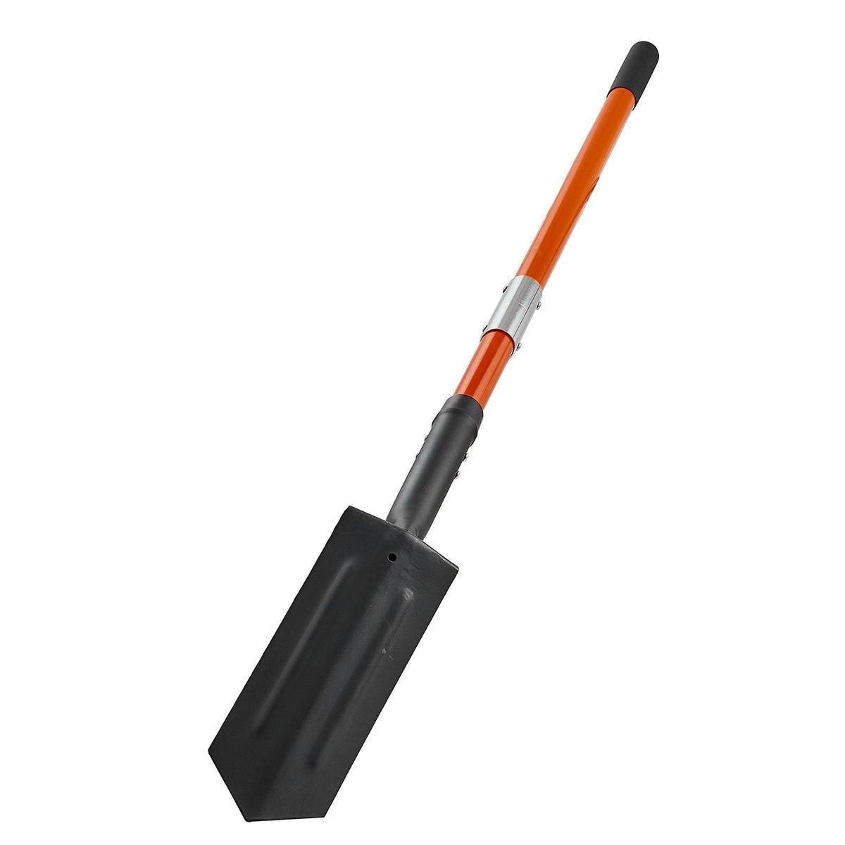 Trench Shovel, 4 in Blade Heavy-Duty Trenching Shovel, Narrow Spade Trench Digger with Fiberglass Handle and Non-Slip Grip, for Gardening, Digging Holes, Trenching, and Planting, 56 in Long