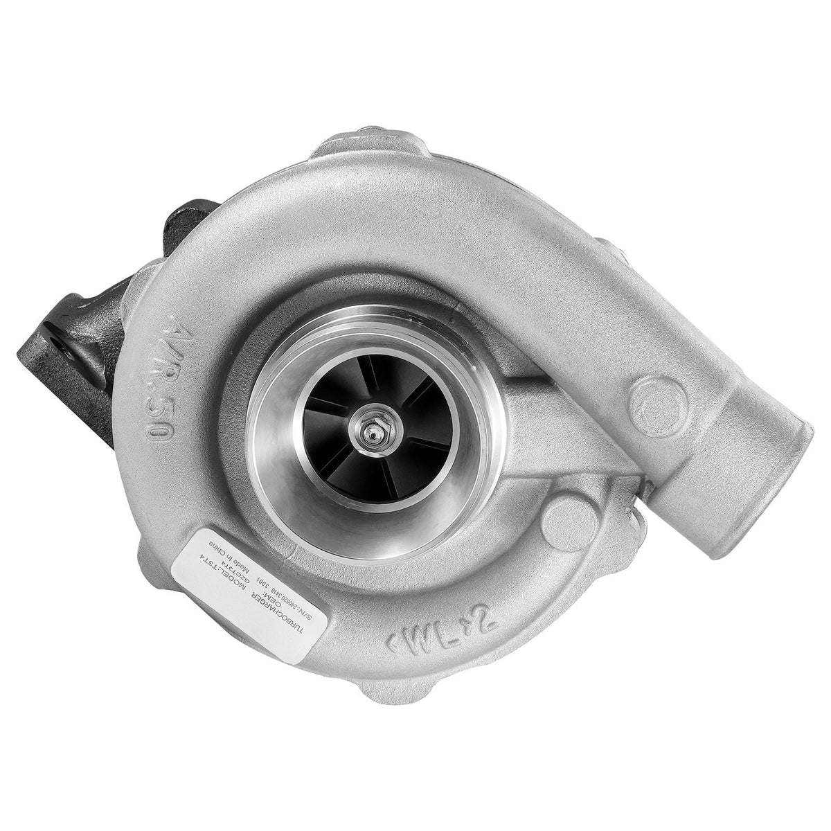 Turbo Turbocharger with Gasket Kit, Turbo Charger Replacement for Car Engines, Compatible with 1.5L-4.0L Engine Displacements, Heat Resistance Engine Turbocharger with K418 Alloy Impeller