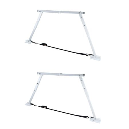 Universal RV Stabilizer, RV Bumper Stabilizer for Trailers, Campers, Fifth Wheel, Compact Foldable Design for Easy Storage, Adjustable Height from 12 inch to 28 inch, Reduces RV Wobble, 2PCS