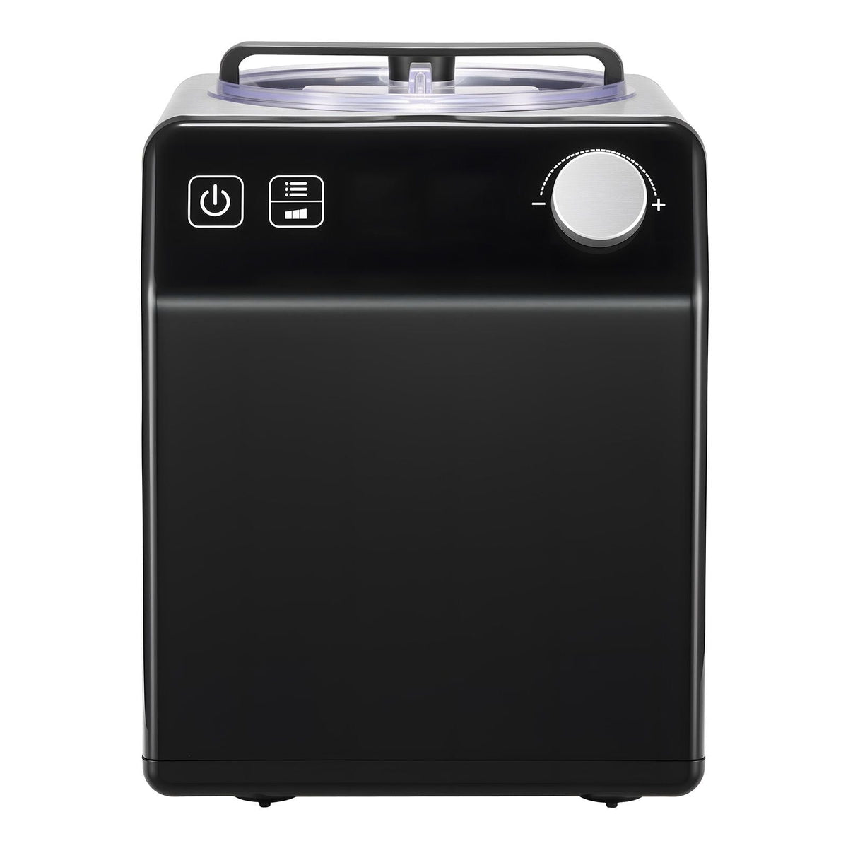 Upright Automatic Ice Cream Maker with Built-in Compressor, 2 Quart No Pre-freezing Fruit Yogurt Machine, Stainless Steel Electric Sorbet Maker, 4 Modes Gelato Maker with Digital Display & Timer