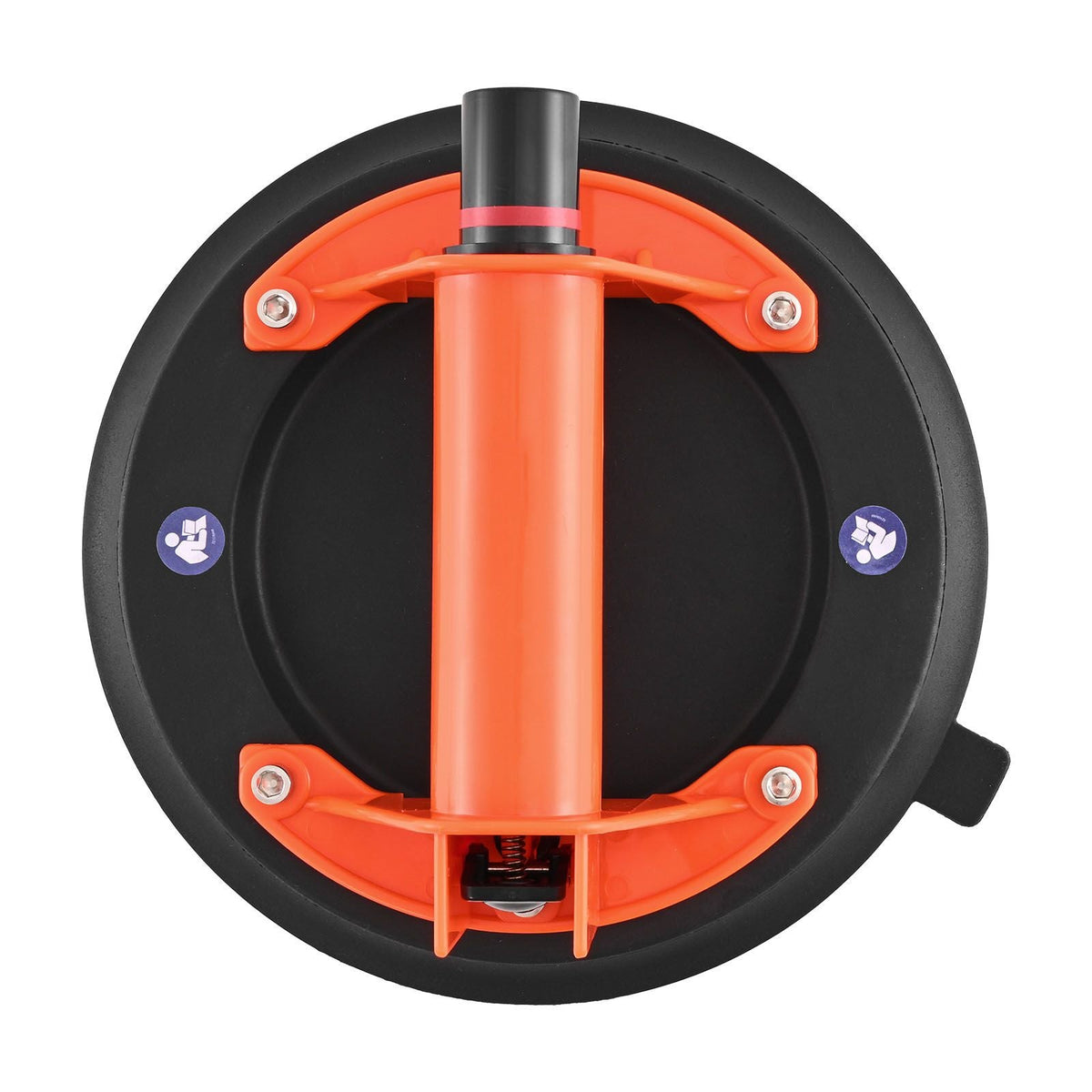 Vacuum Suction Cup, 8-Inch Vacuum Glass Lifter with ABS Handle, 400 lbs Max Lifting Capacity Tile Suction Cup Tool with Carrying Case for Lifting Large Tile, Granite, Drywall, Windows (1-Pack)