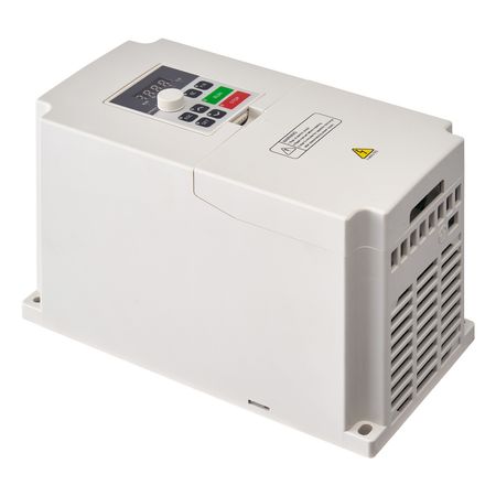 Variable Frequency Drive, AC 220V Input 4KW Variable Frequency CNC Drive Inverter Converter, VFD 5.5HP 1 or 3 Phase Input, 3 Phase Output, CNC Motor Inverter Converter for Motor Speed Control