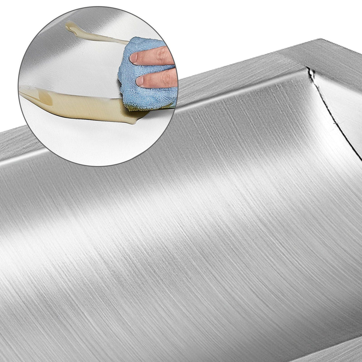 304 Stainless Steel Drop-in Deal Tray 12\" Deep x 10\" Wide x 1.6\" High Brushed Finish for Cash Register Window