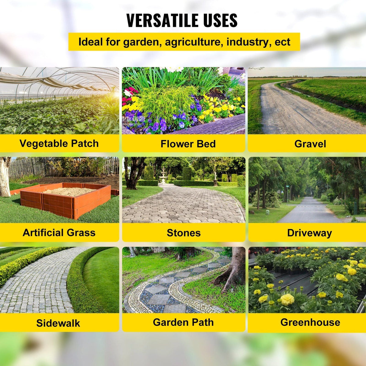 3FTx300FT Premium Weed Barrier Fabric Heavy Duty 3.2OZ, Woven Weed Control Fabric, High Permeability Good for Flower Bed, Geotextile Fabric for Underlayment, Polyethylene Ground Cover