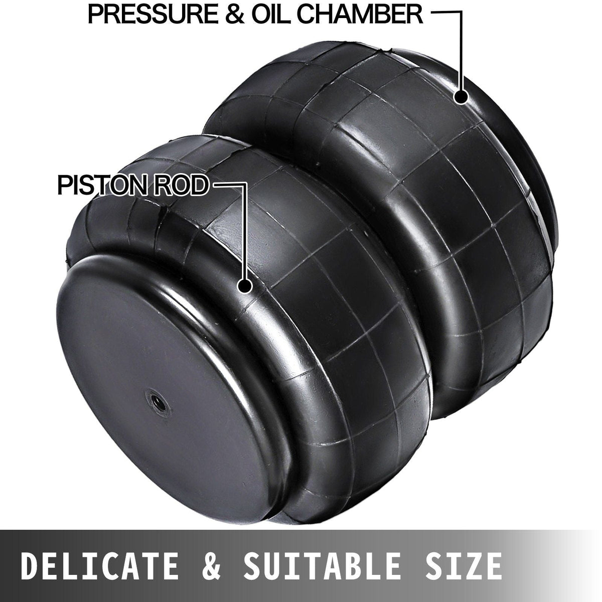D2600 Two Air Bags Single Port 1/2"npt Air Springs Suspension