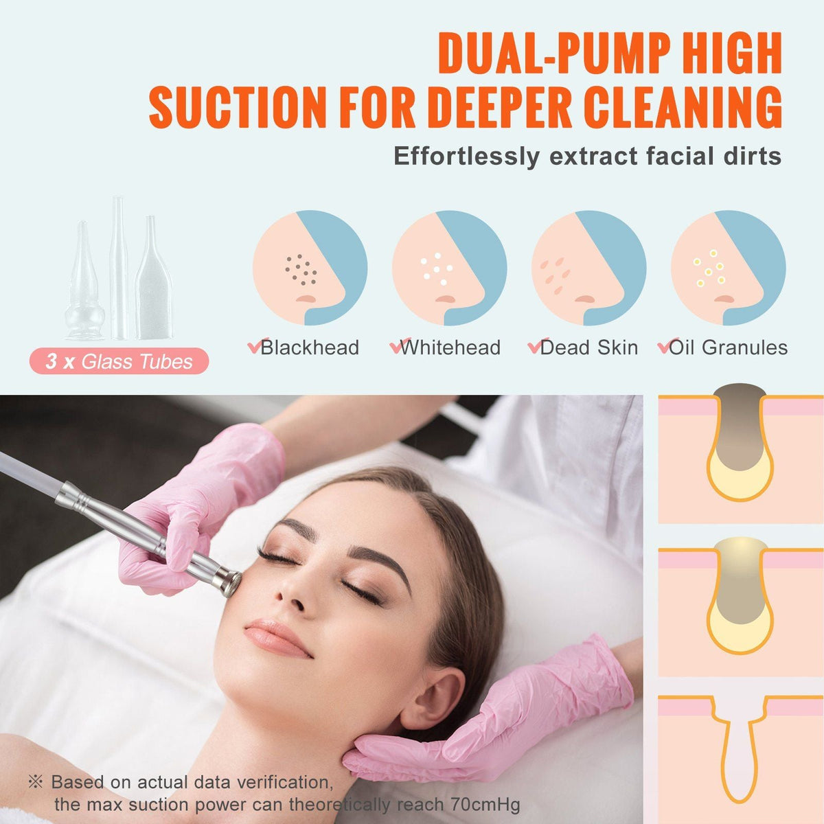 Diamond Microdermabrasion Machine 3 in 1 Facial Beauty Equipment for Salon