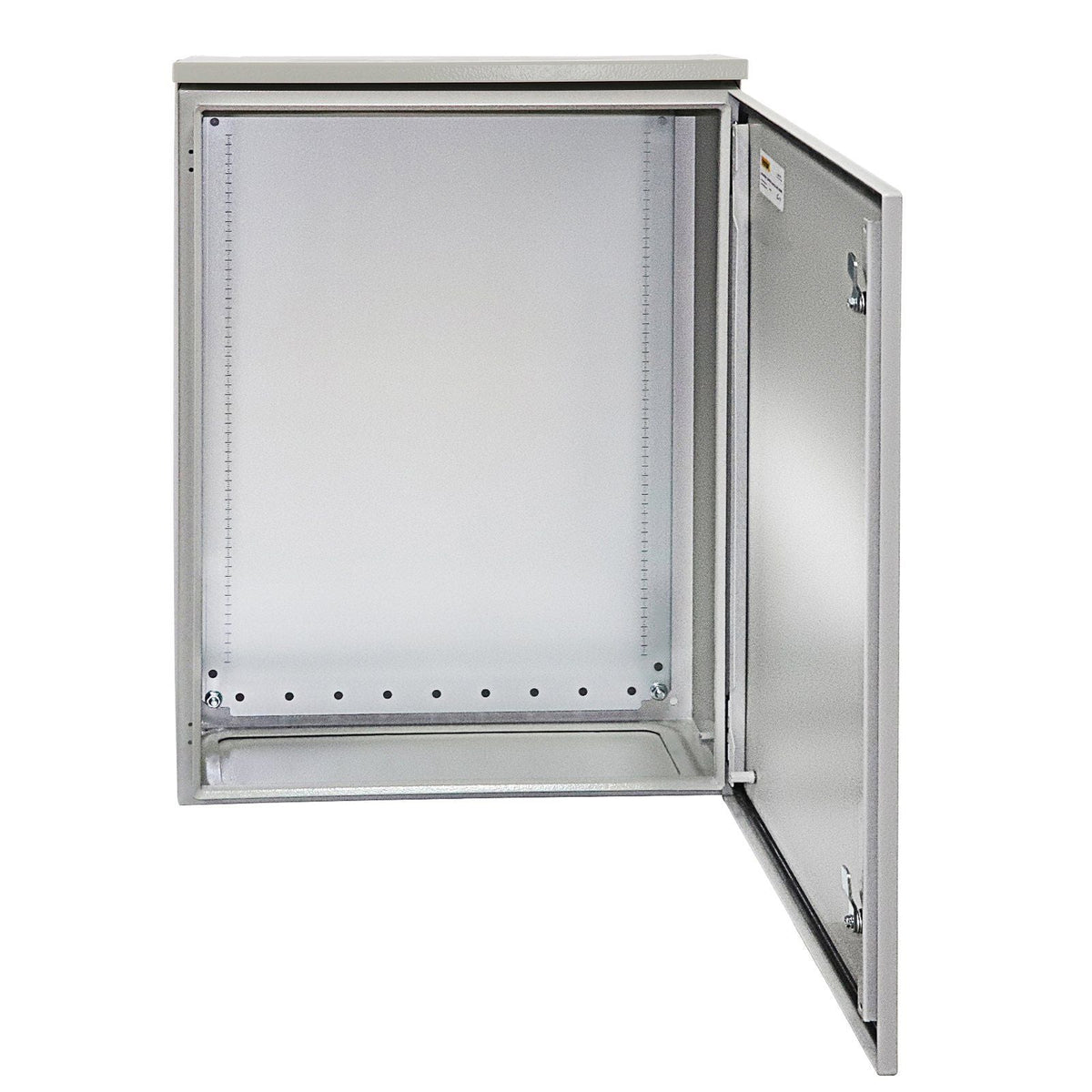 Electrical Enclosure, 28x20x8in, Tested to UL Standards NEMA 4 Outdoor Enclosure, IP65 Waterproof & Dustproof Cold-Rolled Carbon Steel Hinged Junction Box for Outdoor Indoor Use, with Rain Hood