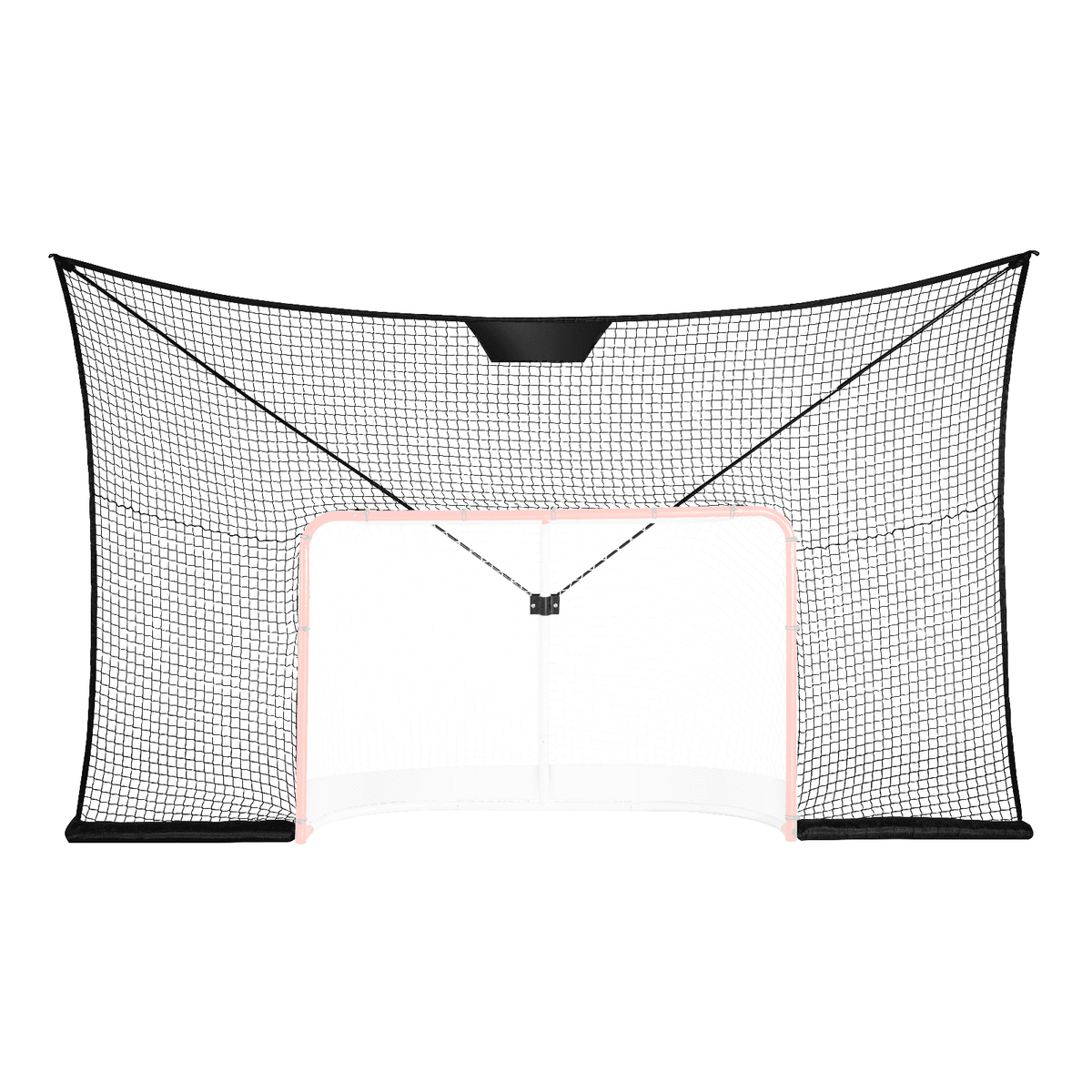 Hockey Goal Backstop Net Street Hockey Sport Target Netting Outdoor 12x7FT