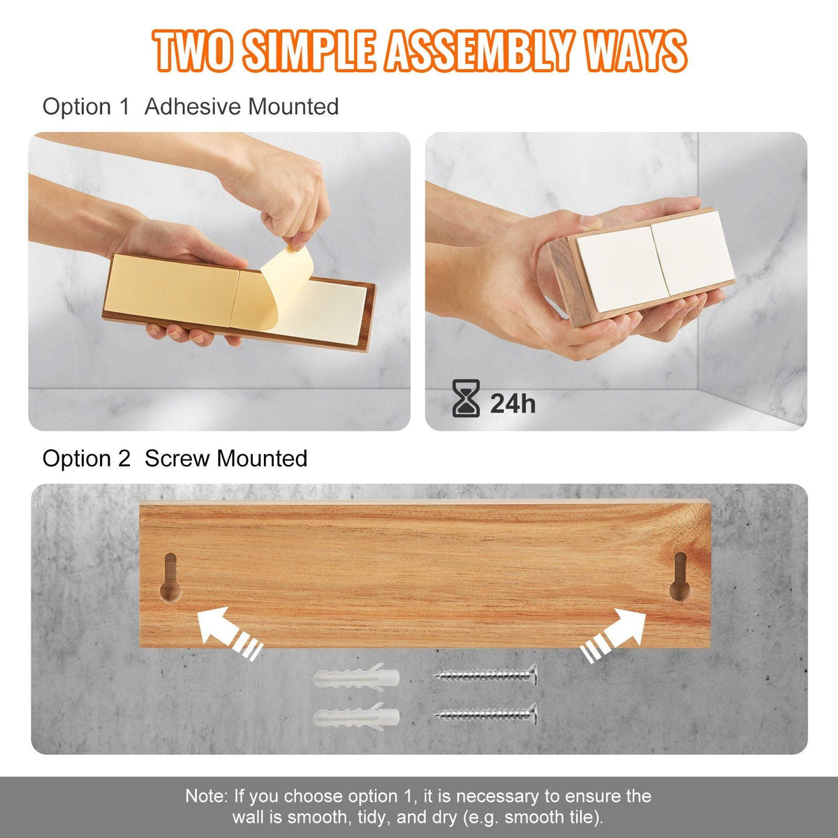 Magnetic Knife Holder with Enhanced Strong Magnet, 10" No Drilling Knife Strips Organizer for Wall, Multifunctional Storage Acacia Wood Knives Rack, Knife Bar for Kitchen Knives, Utensils, Tools
