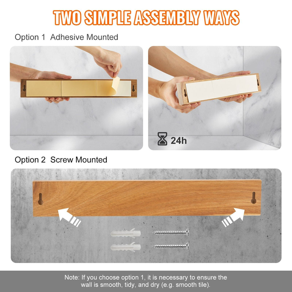 Magnetic Knife Holder with Enhanced Strong Magnet, 16" No Drilling Knife Strips Organizer for Wall, Multifunctional Storage Acacia Wood Knives Rack, Knife Bar for Kitchen Knives, Utensils, Tools