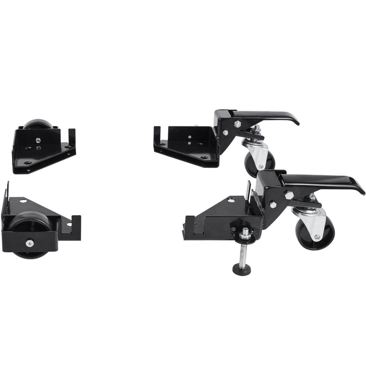 Mobile Base, 400 lbs Weight Capacity, Adjustable from 12" x 12" to Infinity, Heavy Duty Universal Mobile Base Stand with Swivel Wheels, for Woodworking Equipment, Bandsaw, Power Tools, Machines