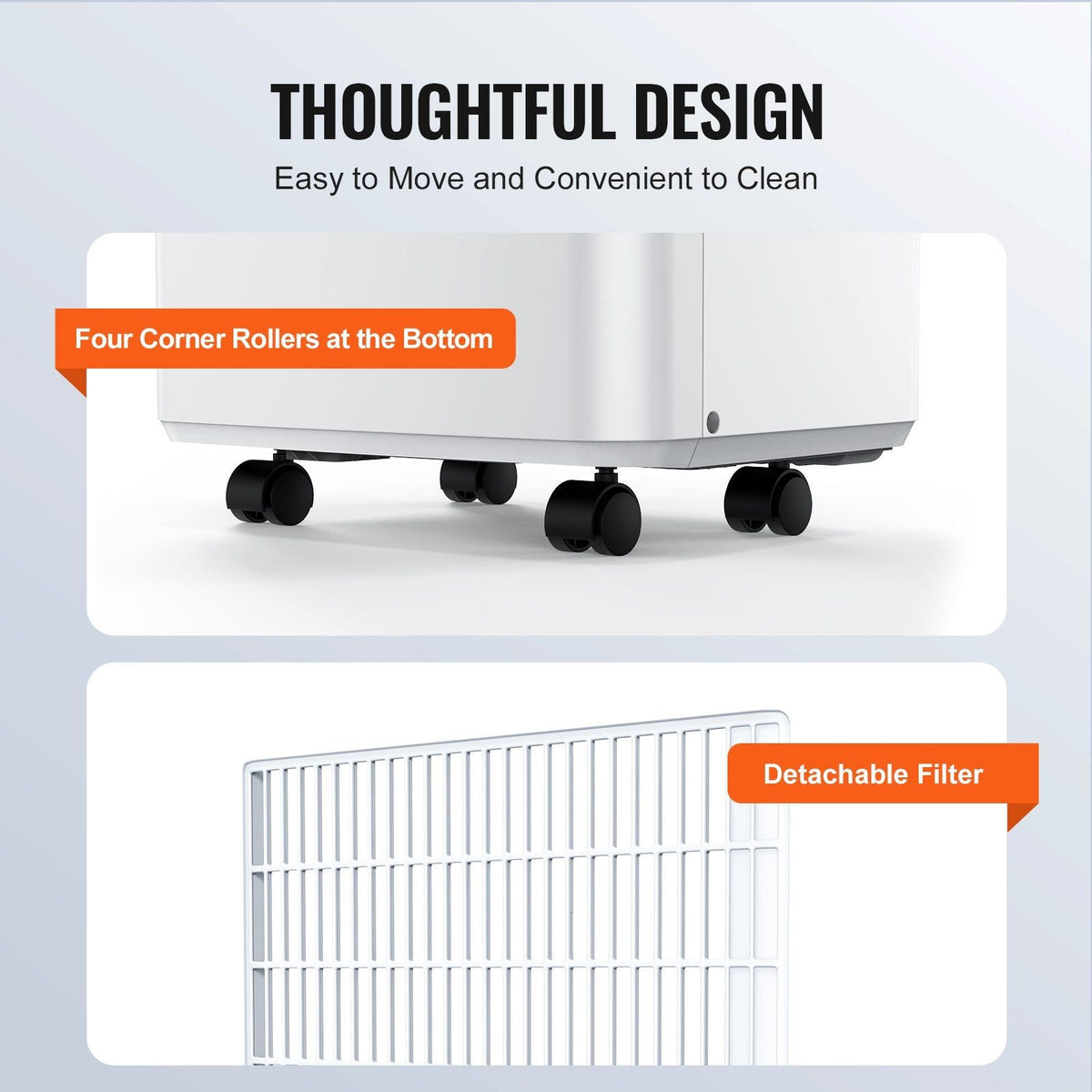 Portable Air Conditioner 8k BTU 3 in 1 AC Cool Dehumidifier Fan 870W