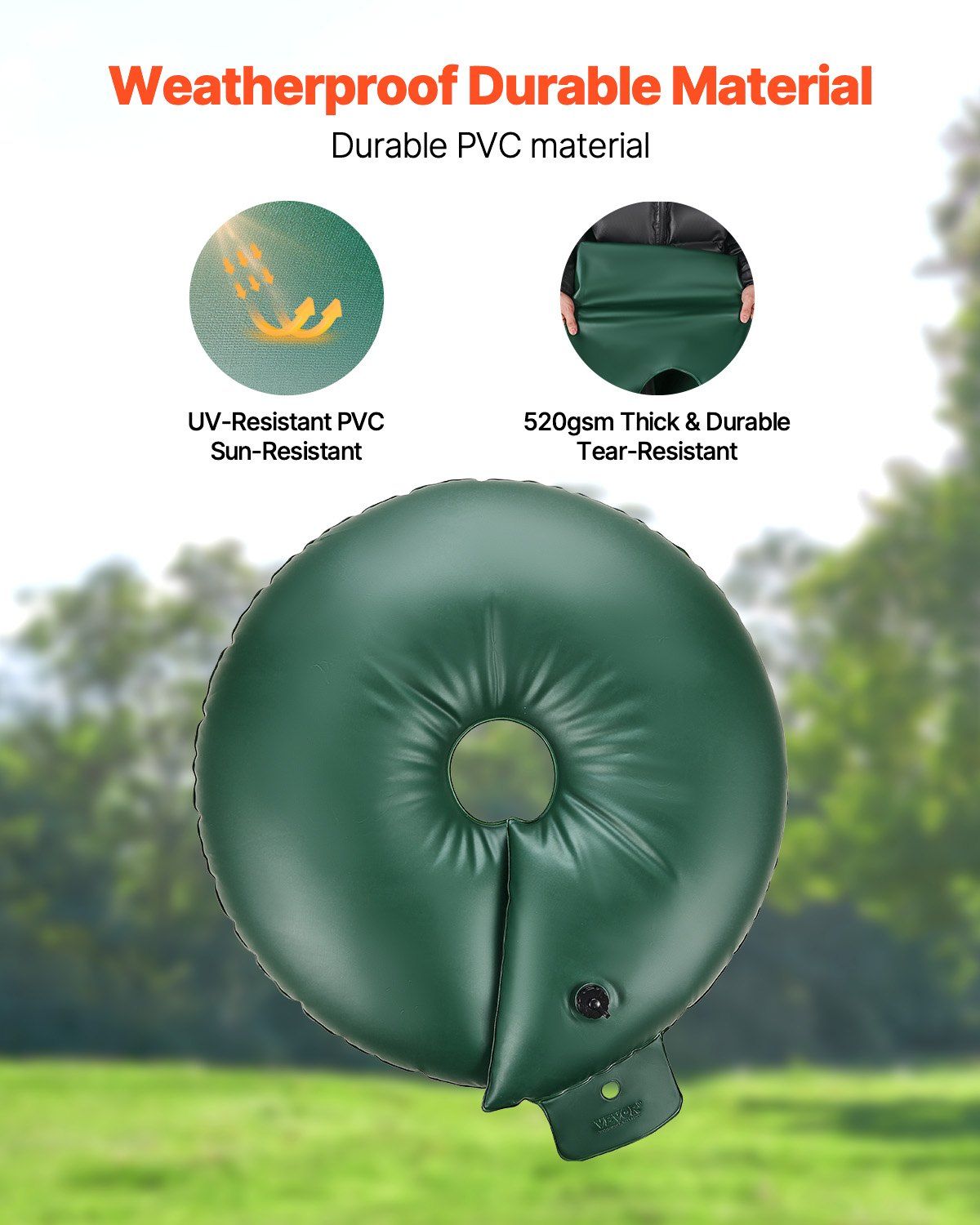 Tree Watering Bag Slow Release, 4 Pack 20 Gallons Tree Watering Bags/Ring, Reusable Refillable Tree Irrigation Ring Water Bags, Heavy Duty Watering System for Shrub Tree Root Drip Irrigation