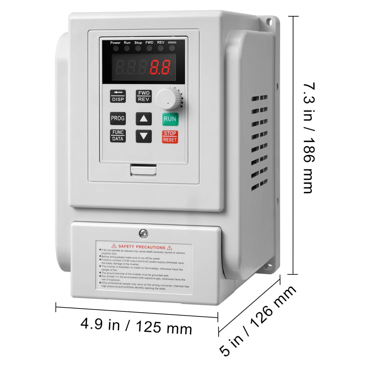 VFD 2.2KW 10A 3HP Variable Frequency Drive for 3-Phase Motor Speed Control