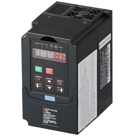VFD 2HP, 1.5KW, 7.5A, 1 or 3 Phase 220V Input to 3 Phase 220V Output Variable Frequency Drive, 40-60Hz Input, 0-400Hz Output VFD for Spindle Motor CNC Speed Control