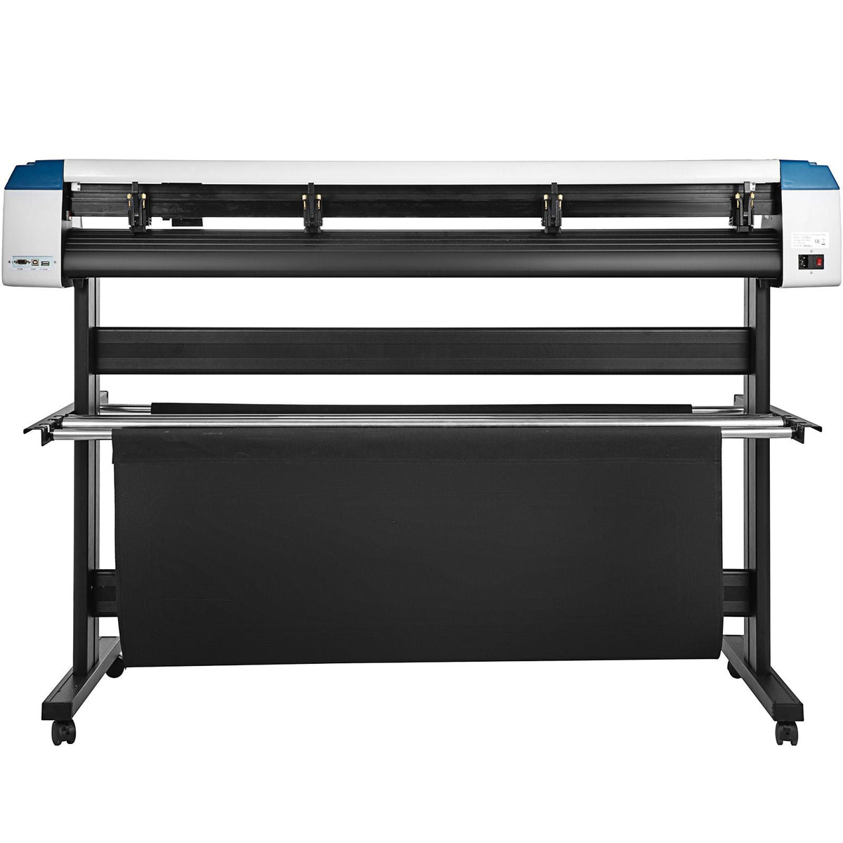 Vinyl Cutter 53 Inch Vinyl Cutter Machine Semi-Automatic DIY Vinyl Printer Cutter Machine Manual Positioning Sign Cutting with Floor Stand Signmaster Software