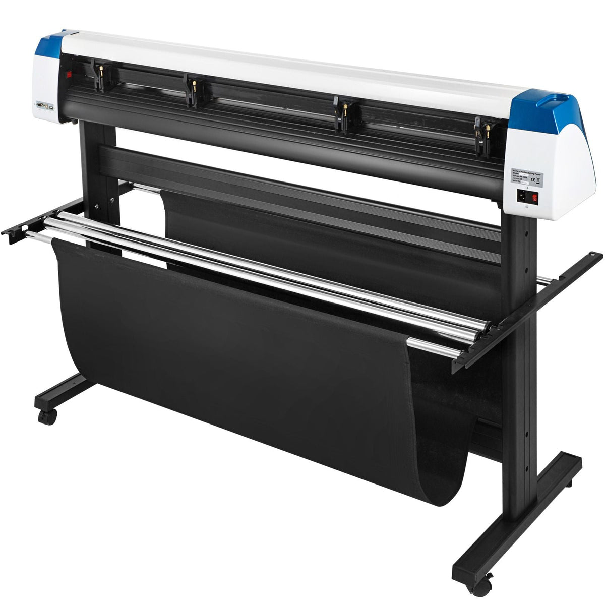 Vinyl Cutter 53 Inch Vinyl Cutter Machine Semi-Automatic DIY Vinyl Printer Cutter Machine Manual Positioning Sign Cutting with Floor Stand Signmaster Software