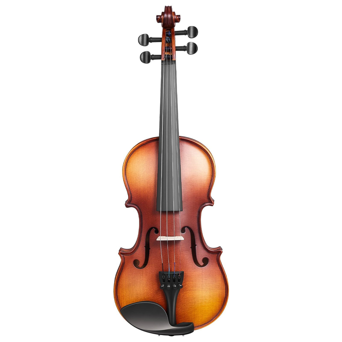 Violin 1/4 Size for Adults, Violin Fiddle Set for Beginners Student with Hard Case, Rosin, Bow, Shoulder Rest,Bridge,Tuner and Extra Strings,Solidwood Professional Musical Instruments (Brown)