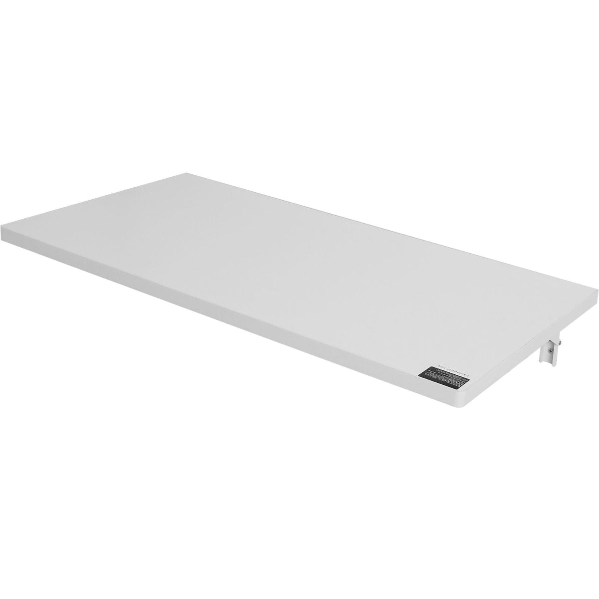 Wall Mounted Folding Table, 35.4 x 19.7 inches Wall Mount Table, Floating Desk with Iron Bracket, Fold Down Desk for Small Spaces, Home Office, Dining, Laundry Room, Kitchen, Bar, White