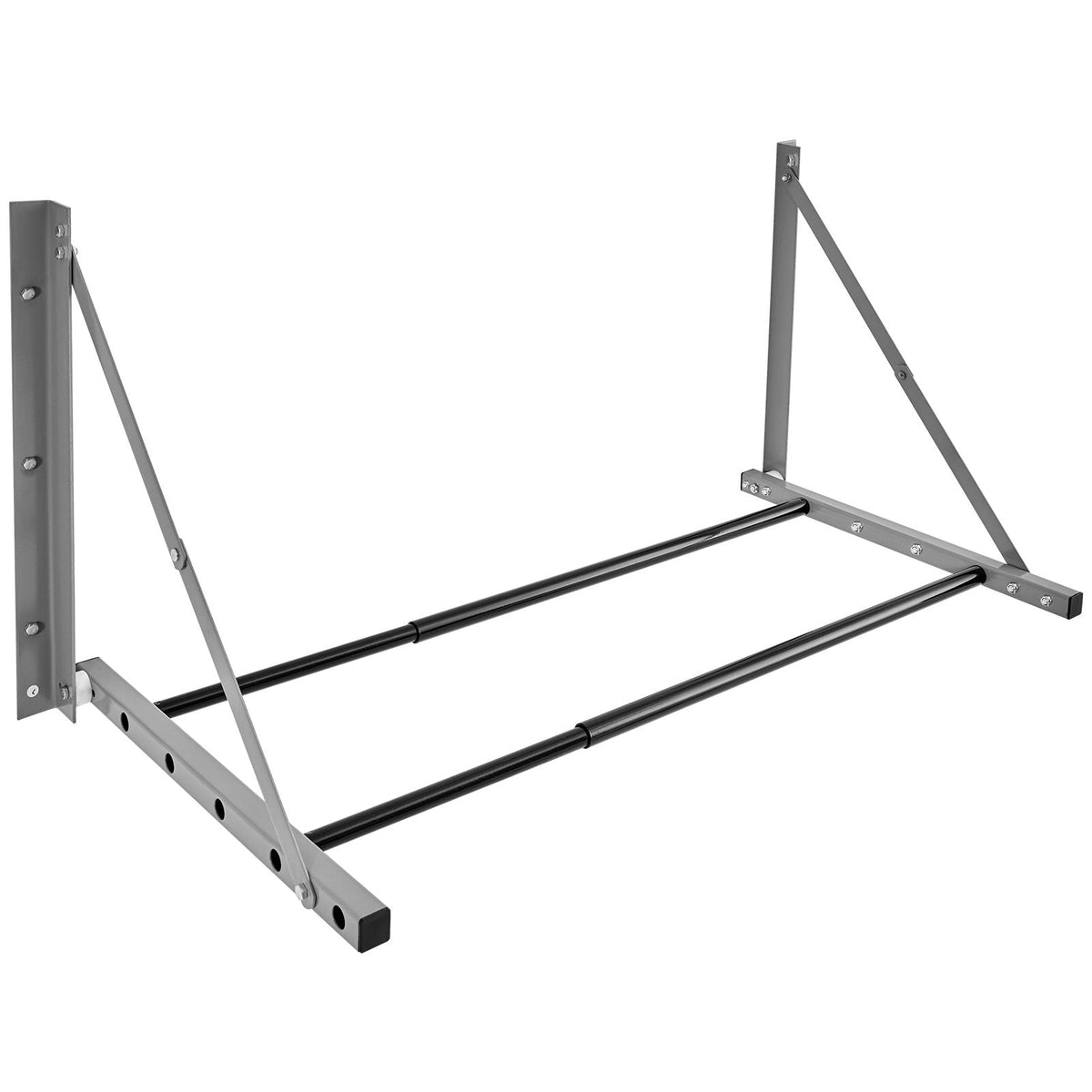 Wall Mounted Folding Tire Rack, 32" - 48" Adjustable Tire Rack, Q235 Heavy-Duty Steel Tire Storage Rack for R14-R20 inch Standard Tires, Max 300lbs Load Capacity for Garage Workshop Repair Shop