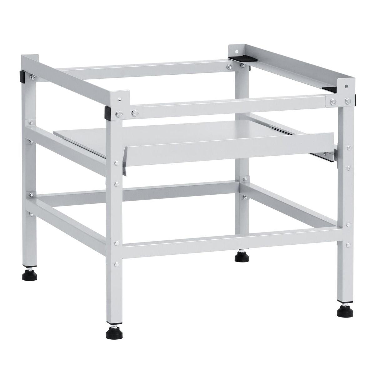 Washing Machine Stand, 48.5x25-Inch Washer Laundry Pedestal, 590LBS Load Capacity Washer And Dryer Pedestal Base with Double Trays, 4 Adjustable Feet for Lifting Washing Machines, Carbon Steel
