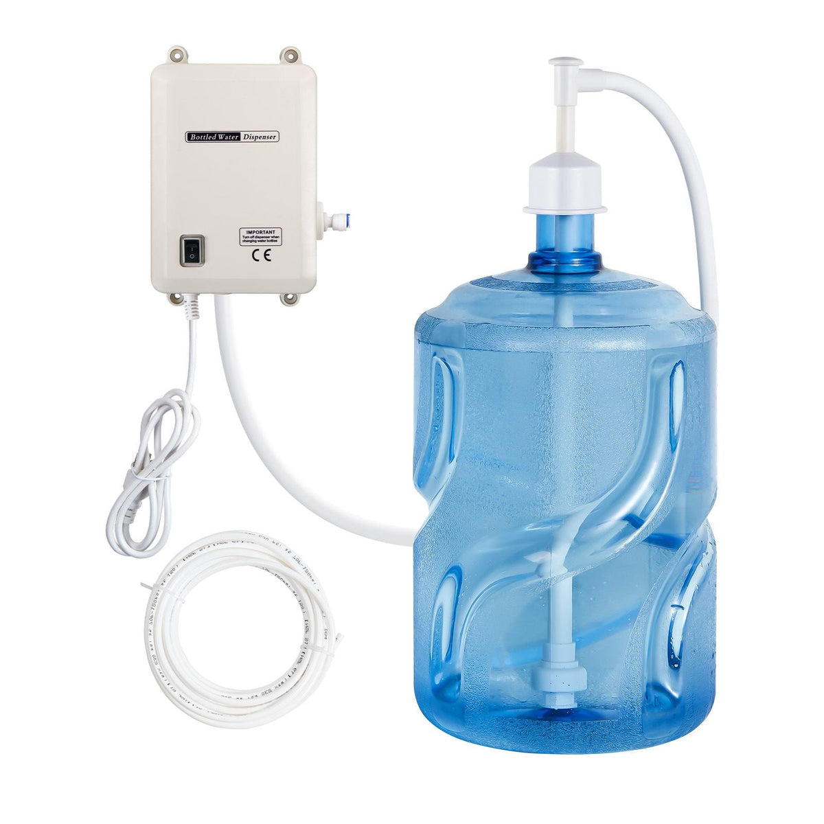 Water Pump System for 5 Gallon Bottles, Automatic Electric Dispenser, Single Inlet, Suitable for Coffee/Tea Appliances, Fridges, Ice Machines
