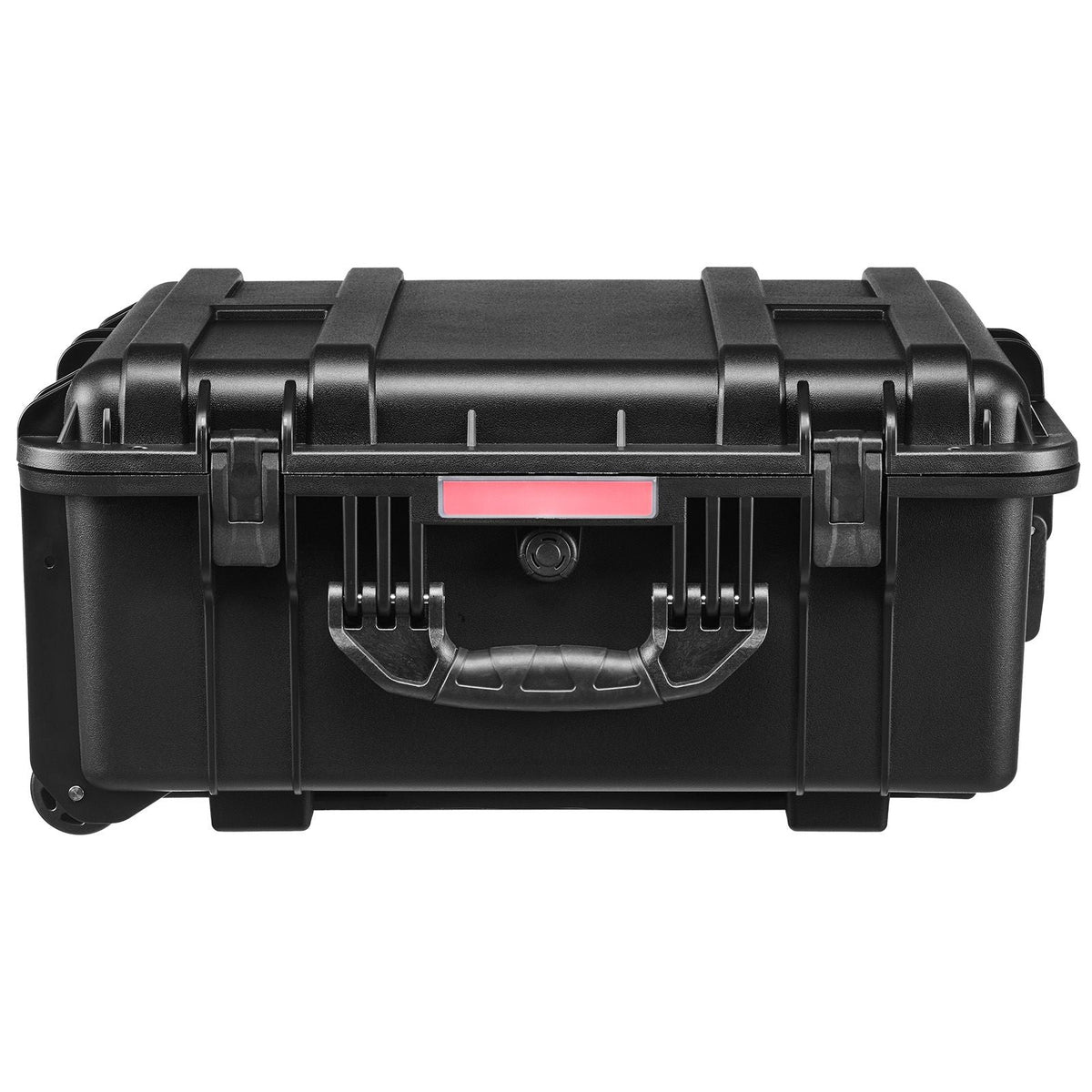 Weatherproof Hard Case, Heavy Duty Protective Dry Box Case with Pre-Cut Foam, Wheels & Retractable Pull Handles for Travel, Hunt, Military, Tactical, IP67 Waterproof Case for Cameras(57x45x28)