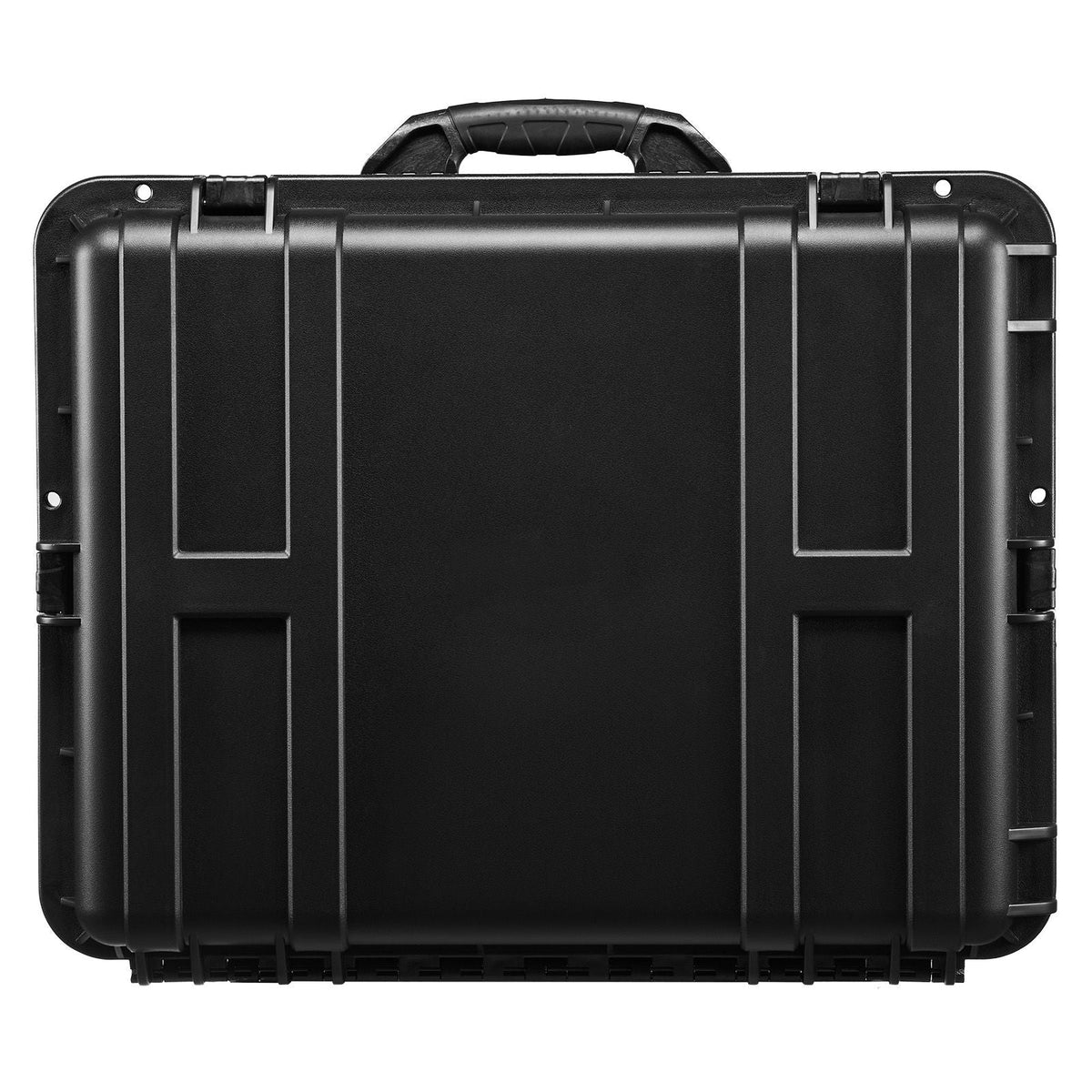 Weatherproof Hard Case, Heavy Duty Protective Dry Box Case with Pre-Cut Foam, Wheels & Retractable Pull Handles for Travel, Hunt, Military, Tactical, IP67 Waterproof Case for Cameras(63x50x32)