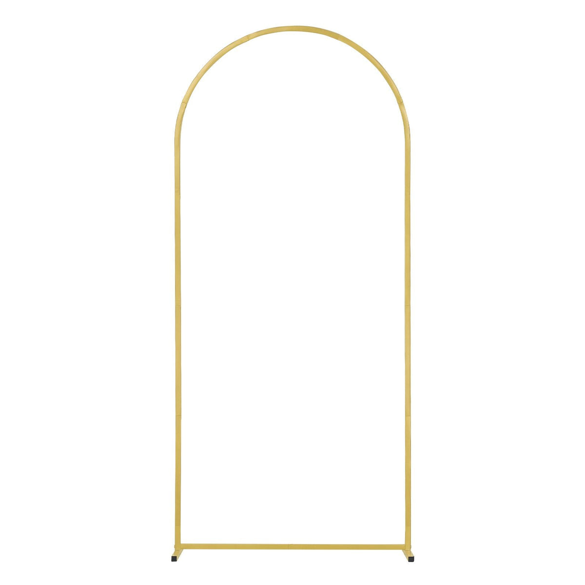 Wedding Arch Backdrop Stand, Set of 3, Metal Stable Stand with Case Connection & Chassis Crossbar Design, Easy-to-Assemble Gold Stand with Premium Gauze, Fit for Birthday, Celebration, Holiday