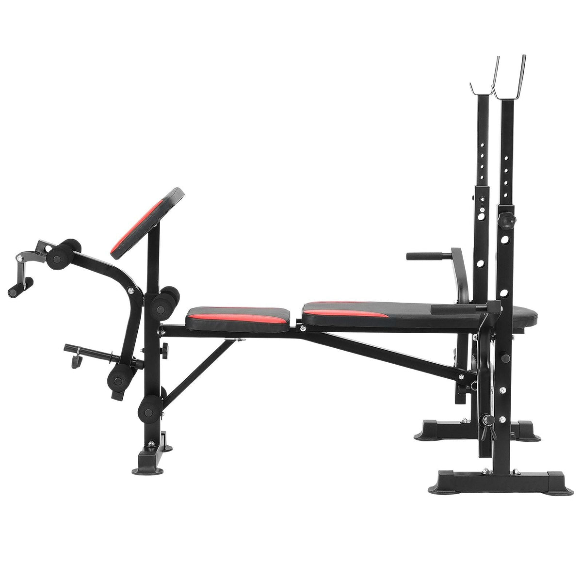 Weight Bench, Multi-Functional Adjustable Weight Bench Press for Full Body Workout, 660lbs Exercise Sit up Bench for Home Gym Strength Training, Flat Bench with Quick Folding & Fast Adjustment