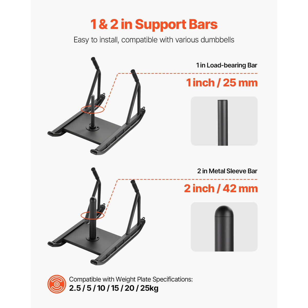 Weight Sled, Steel Power Sled, Fitness Strength Training Sleds for Athletic Exercise Speed Improvement, Workout Fitness Equipment with Handle, Compatible with 1/2 in Weight Plates, Black
