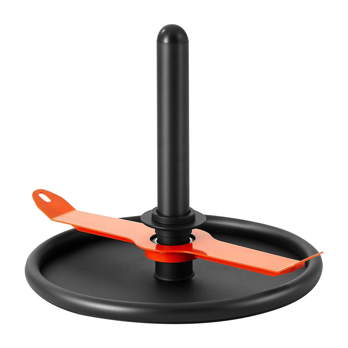 Weight Sled, Steel Power Sled, Fitness Strength Training Sleds for Athletic Exercise Speed Improvement, Workout Fitness Equipment with Harness, Compatible with 2 in Weight Plate, Orange & Black
