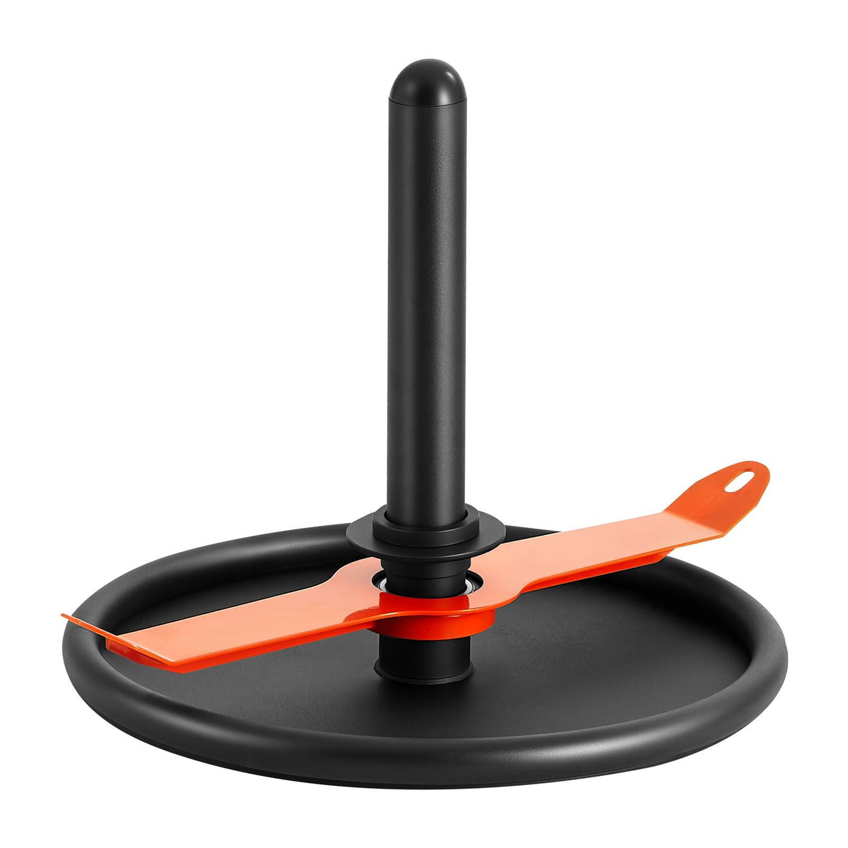 Weight Sled, Steel Power Sled, Fitness Strength Training Sleds for Athletic Exercise Speed Improvement, Workout Fitness Equipment with Harness, Compatible with 2 in Weight Plate, Orange & Black