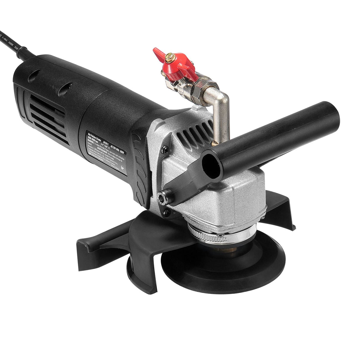 Wet Polisher 800W, 4" Concrete Grinder with 6 Variable Speed and 7 Polishing Kits, Wet Grinder Machine for Marble, Granite, Stone, Rock, Tile, Equipped with a GFCI Switch, (1000 - 4000 RPM)