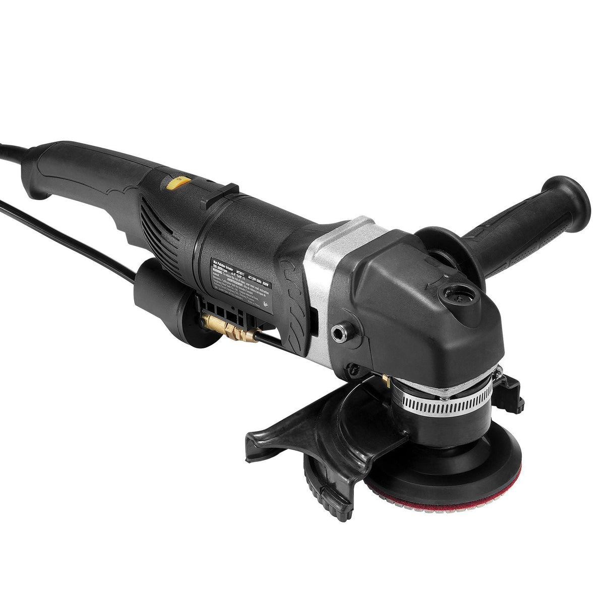 Wet Polisher 800W, 4" Concrete Grinder with 6 Variable Speed and 7 Polishing Kits, Wet Grinder Machine for Marble, Granite, Stone, Rock, Tile, Equipped with a GFCI Switch, (700 - 3000 RPM)