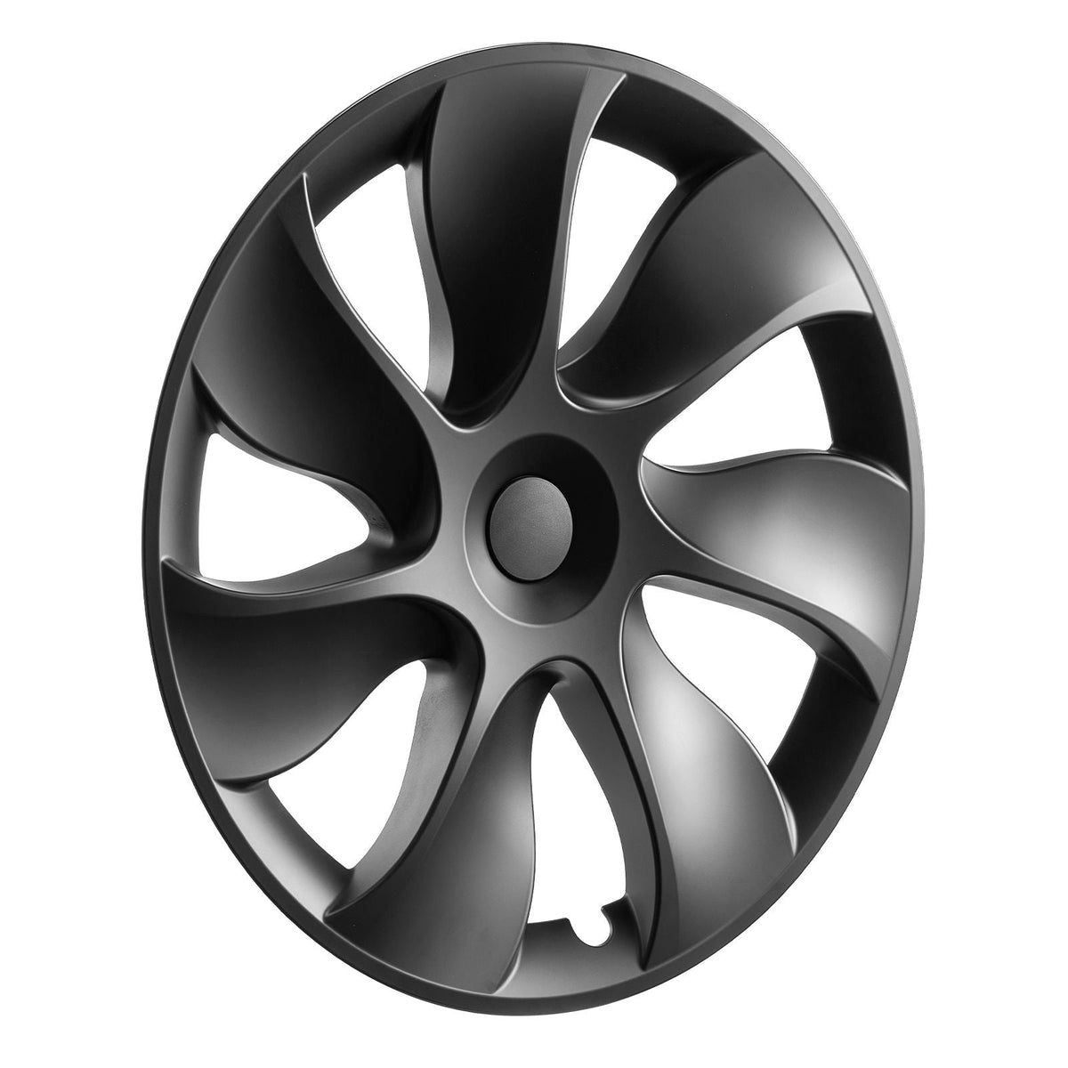 Wheel Rim Cover Hubcaps, 19 in, 2021-2023 Model Y Fully Fit Hubcap with Snap, Guard Tape & Valve Nozzle Hole, ABS & PC Hubcap with High Rigidity & Less Wind Drag, Fits for All Weather Use