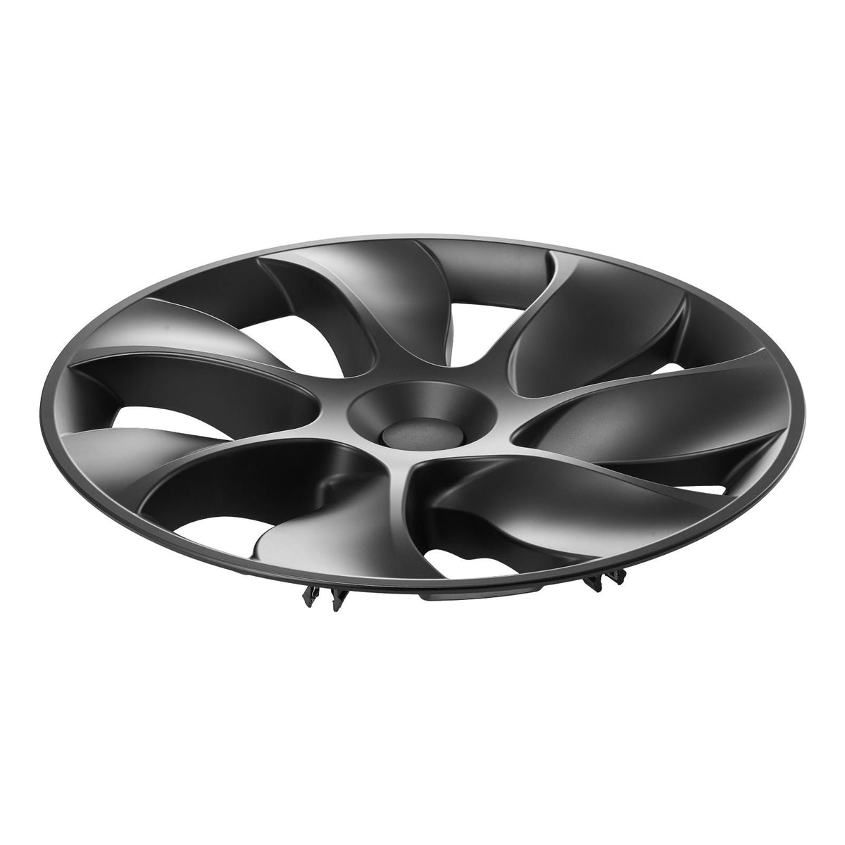 Wheel Rim Cover Hubcaps, 19 in, 2021-2023 Model Y Fully Fit Hubcap with Snap, Guard Tape & Valve Nozzle Hole, ABS & PC Hubcap with High Rigidity & Less Wind Drag, Fits for All Weather Use
