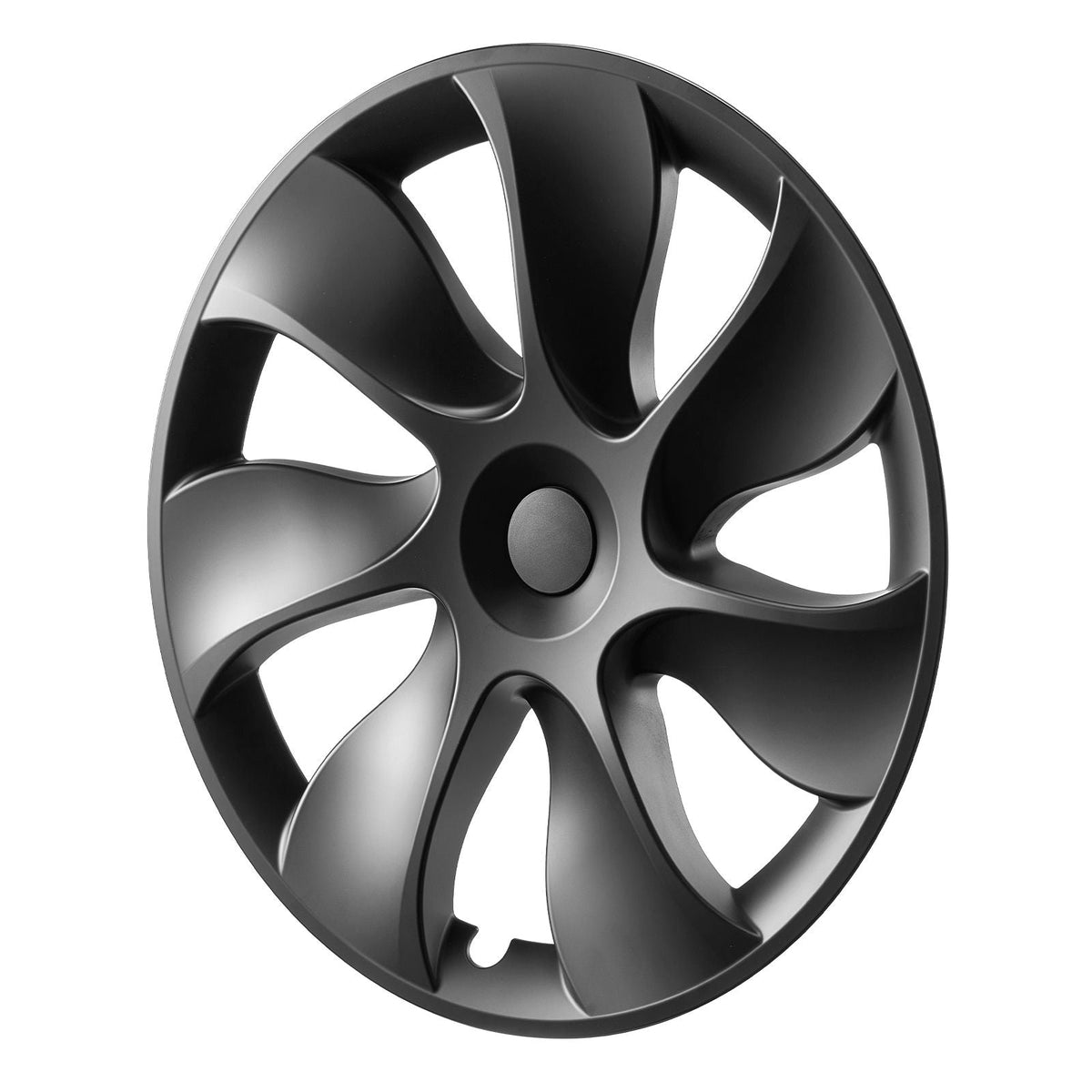 Wheel Rim Cover Hubcaps, 19 in, 2021-2023 Model Y Fully Fit Hubcap with Snap, Guard Tape & Valve Nozzle Hole, ABS & PC Hubcap with High Rigidity & Less Wind Drag, Fits for All Weather Use